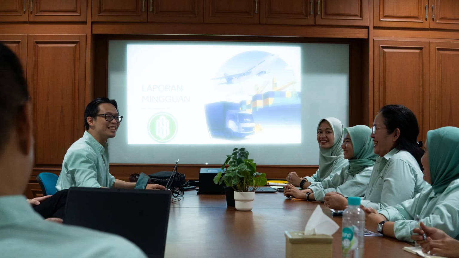 BSB team in a weekly operations review meeting
